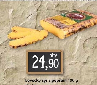 Sýr lovecký s pepřem