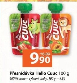 Ovocná kapsička 100% Hello CUUC
