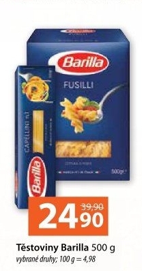 Těstoviny Barilla