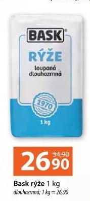 Rýže dlouhozrnná Bask