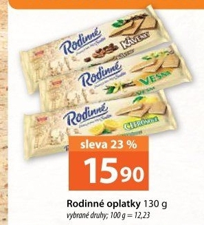 Oplatky Rodinné Sedita