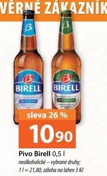 Nealkoholické pivo Birell