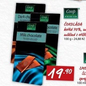 Čokoláda Coop Premium