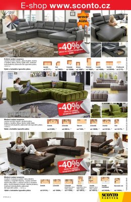 akční leták Sconto nábytek 3.10.2018-16.10.2018