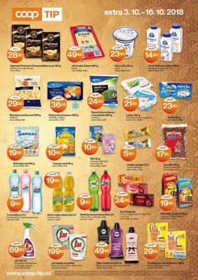 akční leták COOP 3.10.2018-16.10.2018