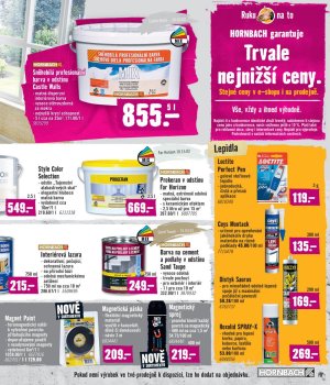 akční leták Hornbach 3.10.2018-30.10.2018