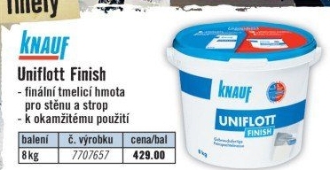 Výplňová hmota Knauf Uniflott Finish