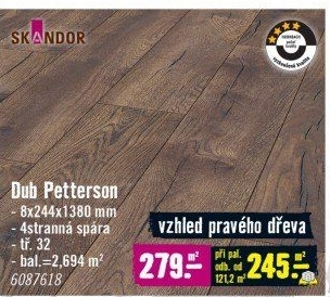 Laminátová podlaha Skandor