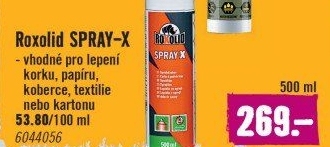 Lepidlo ve spreji SPRAY-X Roxolid