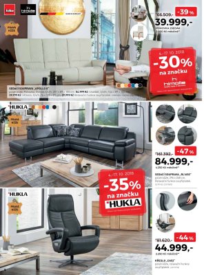 akční leták Kika nábytek 4.10.2018-17.10.2018