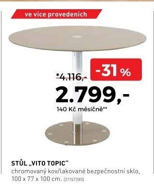 Stůl VITO TOPIC