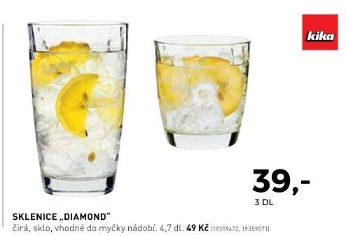 Sklenice DIAMOND