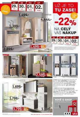 akční leták XXXLutz 24.9.2018-7.10.2018
