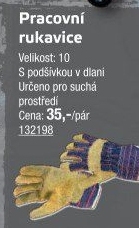 Pracovní rukavice