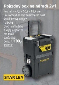 Pojízdný box na nářadí Stanley