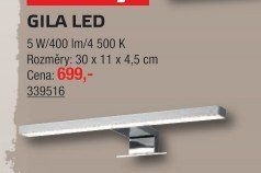 LED koupelnové svítidlo Gila Top Light
