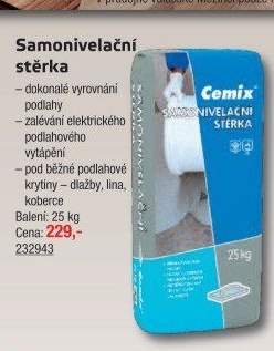 Samonivelační stěrka Cemix