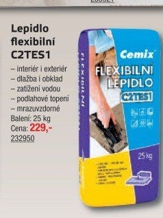 Flexibilní lepidlo C2T Cemix