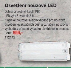 Nouzové osvětlení LED
