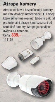 Maketa venkovní kamery König
