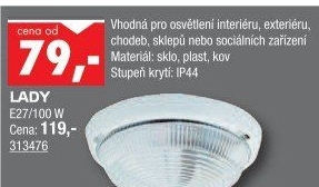 Venkovní stropní svítidlo Lady SNL-100 Panlux