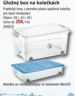 Úložný box s víkem
