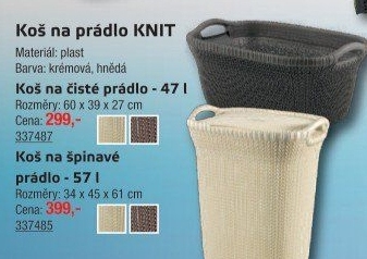 Koš na prádlo Knit Curver