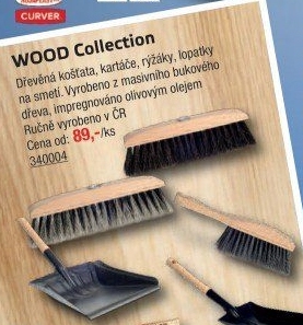 Rýžový kartáč Spontex Wood collection
