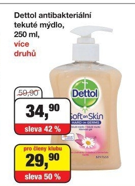 Tekuté mýdlo antibakteriální Dettol