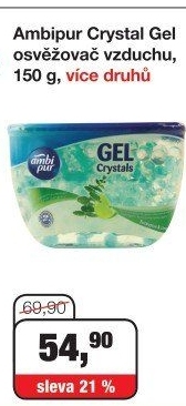 Osvěžovač vzduchu Gel Crystals Ambi Pur