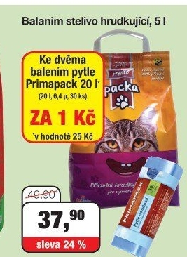 Stelivo pro kočky Packa Balanim