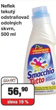 Tekutý odstraňovač skvrn Neflek Smacchio Tutto Madel