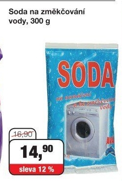 Soda na změkčení vody AVA