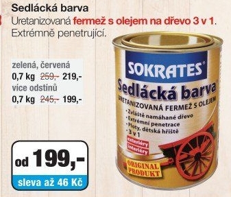 Sedlácká barva na dřevo Sokrates