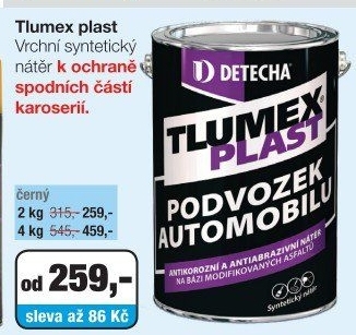Nátěr Tlumex plast Detecha