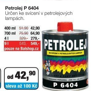 Petrolej Barvy a laky Hostivař