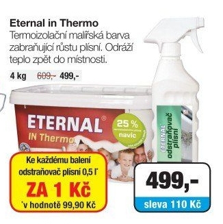Termoizolační malířská barva IN Thermo Eternal