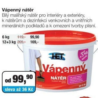 Vápenný nátěr Het