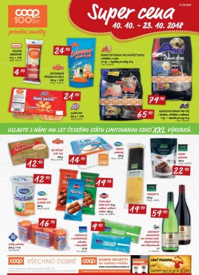 akční leták COOP 10.10.2018-16.10.2018