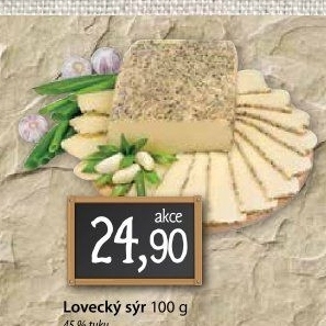 Sýr lovecký 45%
