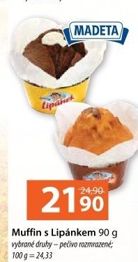 Muffin s Lipánkem Madeta