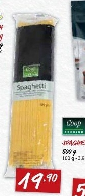 Těstoviny Coop Premium