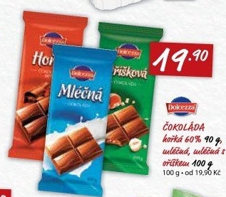 Čokoláda Dolcezza