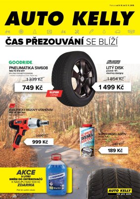 akční leták Auto Kelly 9.10.2018-5.11.2018