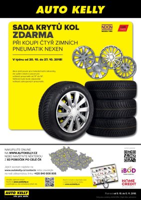 akční leták Auto Kelly 9.10.2018-5.11.2018