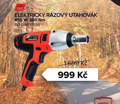 Rázový utahovák CarFace