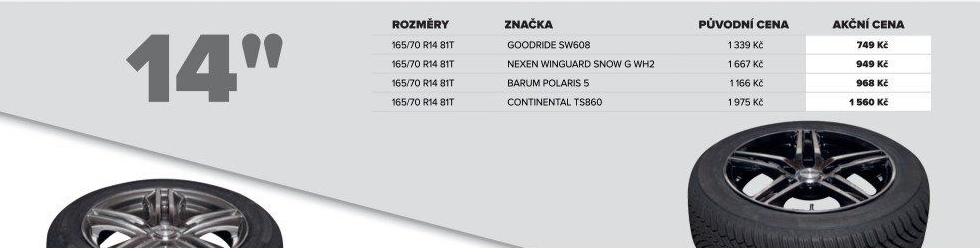 Zimní pneumatiky Goodride R14