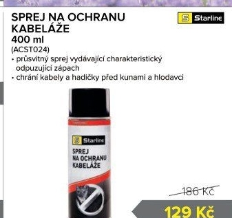 Sprej na ochranu kabeláže Starline