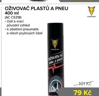 Oživovač pneu a plastů Coyote