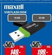 USB FD 16GB 2.0 Speedboat black MAXELL